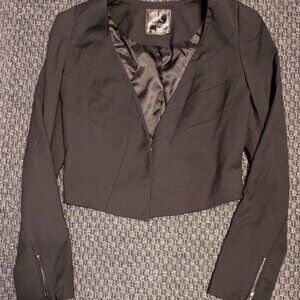 Jean Legacy: Black, Crop Blazer (Size M) - Good Pre-Owned